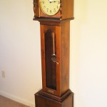 Maple floor clock