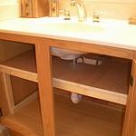 Bathroom vanity storage