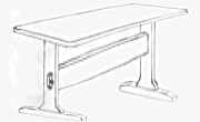 Table concept horizontal circle