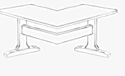 Table concept rotating mirror