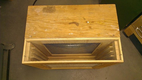 Air filtration unit filter slots