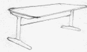 Trestle table concept sketch